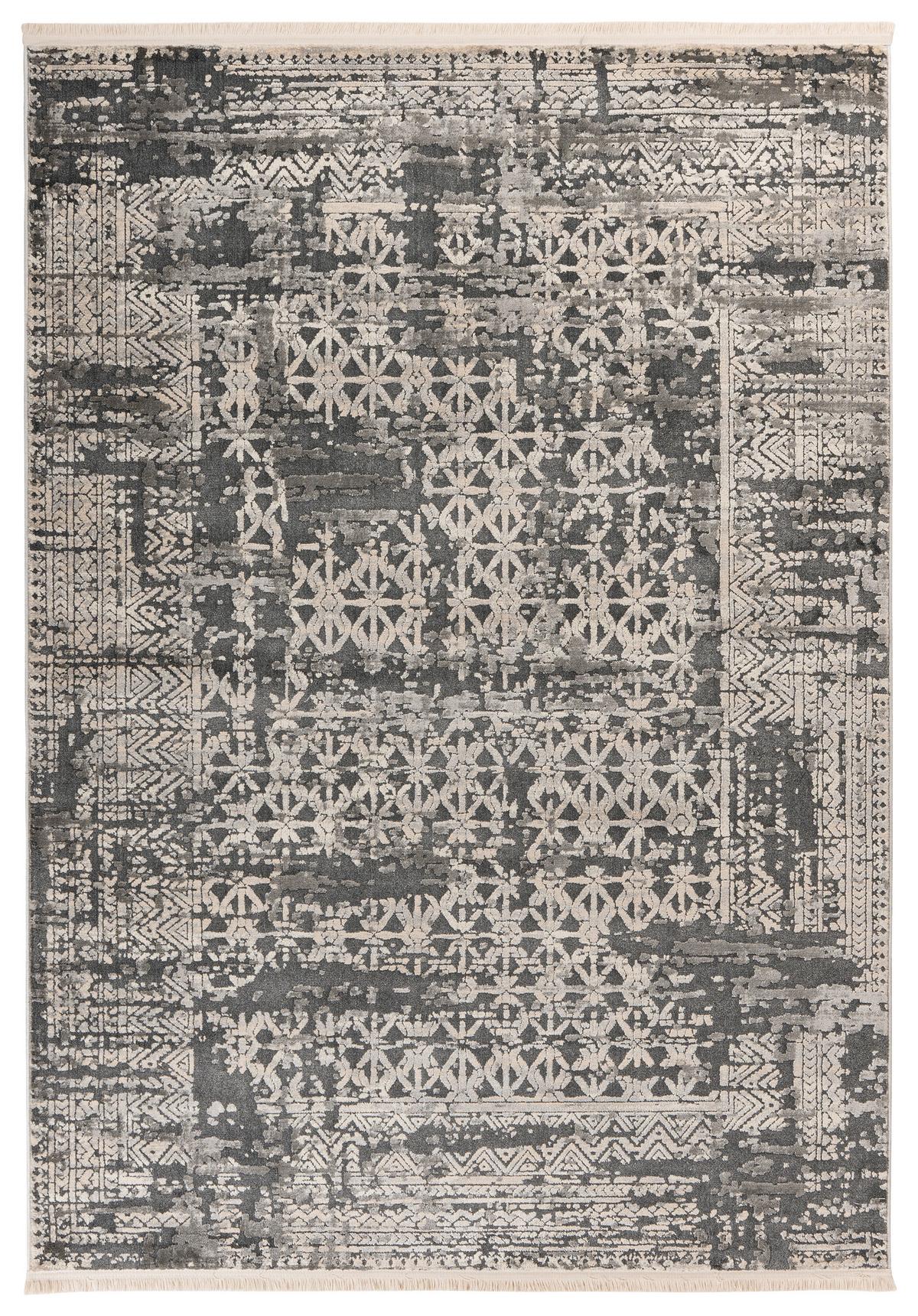 Teppich Adeon 300 Grau B: 80 cm - Grau, KONVENTIONELL, Textil (80/150cm)