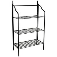 Regal Nadim Schwarz B: 55 Cm - Schwarz, Trend, Metall (55/26/110cm)