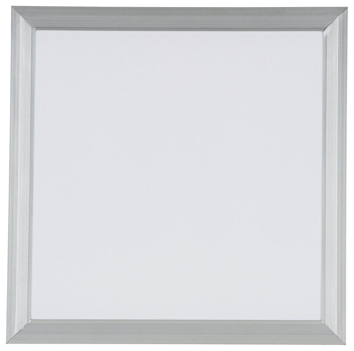 LED-Deckenleuchte Severin - Silberfarben/Weiß, MODERN, Kunststoff/Metall (30/30/5,5cm) - Luca Bessoni