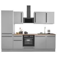 KUCHYNSKÝ BLOK BEZ SPOTREBIČO DENVER - čierna/sivá, Design, kompozitné drevo/plast (280cm) - MID.YOU