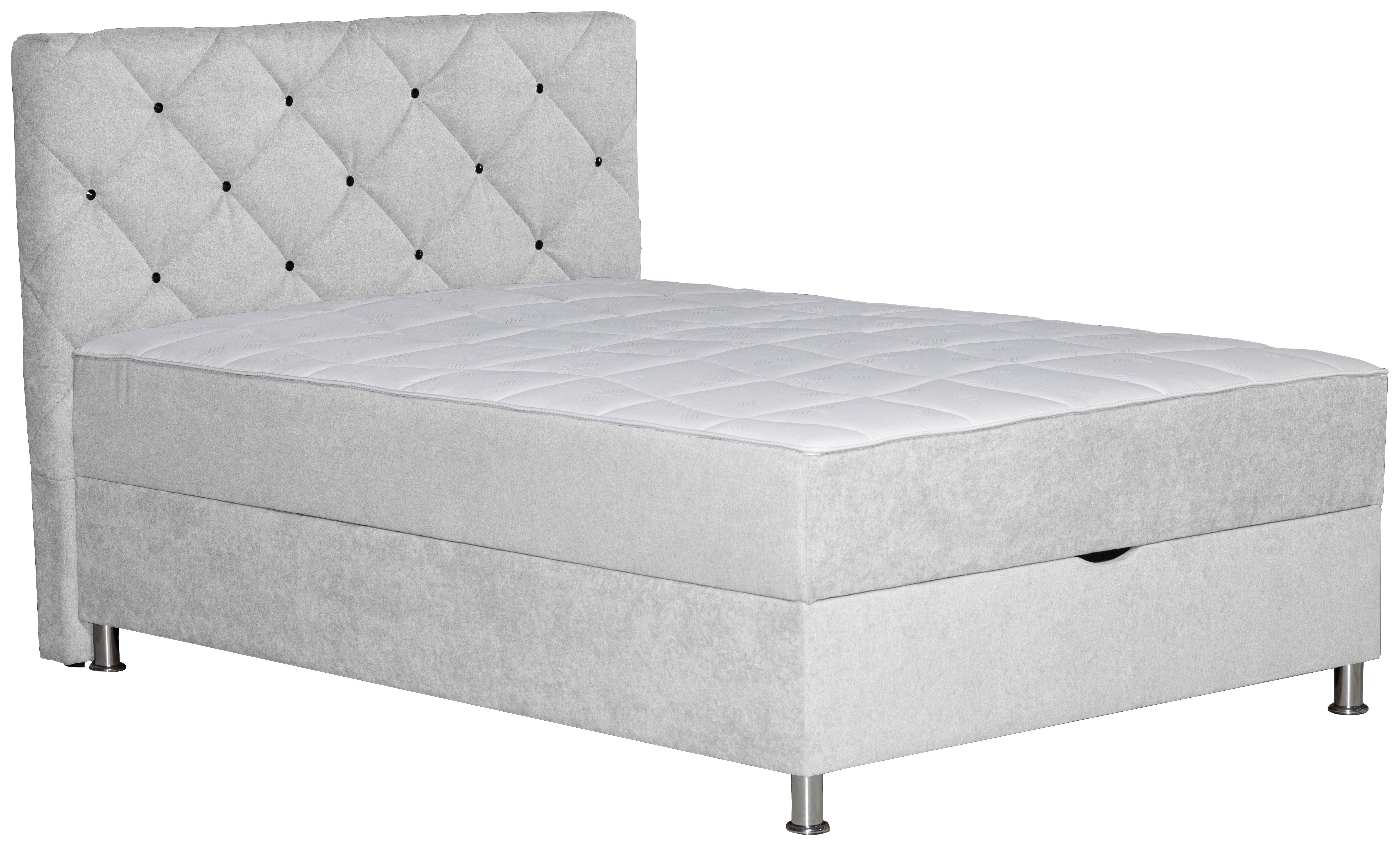 Box-ágy Black Diamond - natúr, Design, textil (120/200cm) - Modern Living