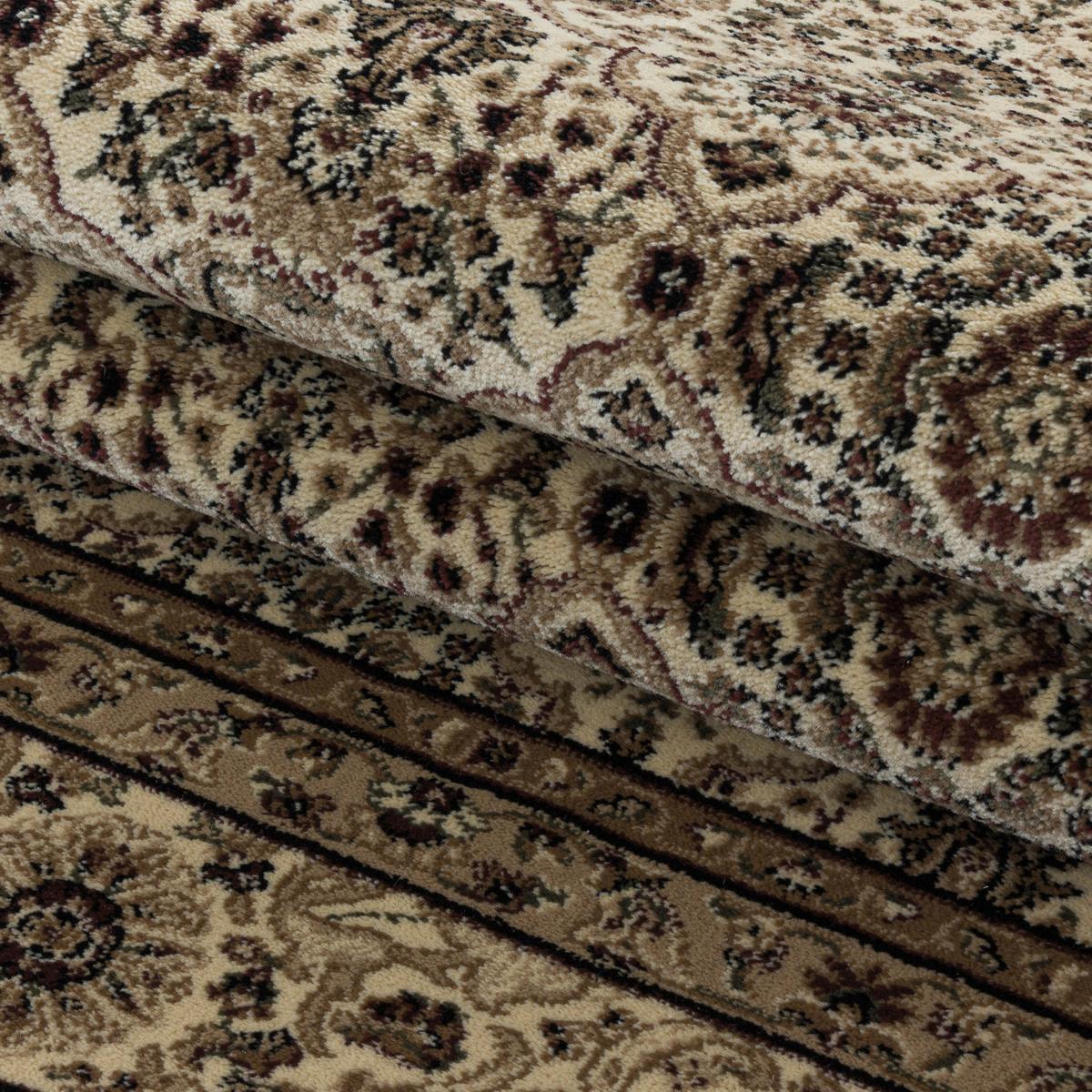 Orientalischer Webteppich Beige Kashmir 160x230 cm - Beige, LIFESTYLE, Textil (160/230cm)