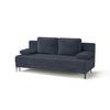 Schlafsofa Leipzig Dunkelblau B: 200cm - Schwarz/Dunkelblau, Design, Textil (200/78,5/88cm) - MID.YOU