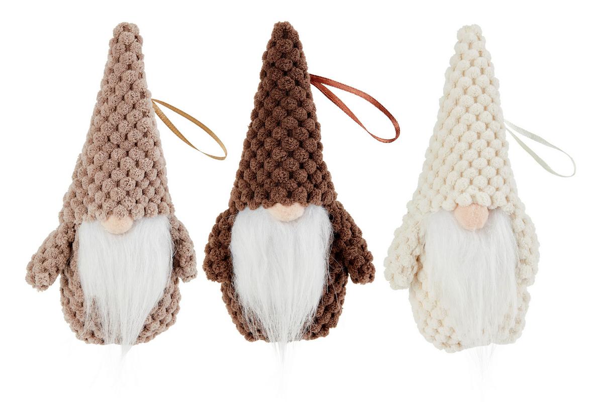 Dekohänger Alex - Hellbraun/Dunkelbraun, KONVENTIONELL, Kunststoff (9/5,5/17cm)