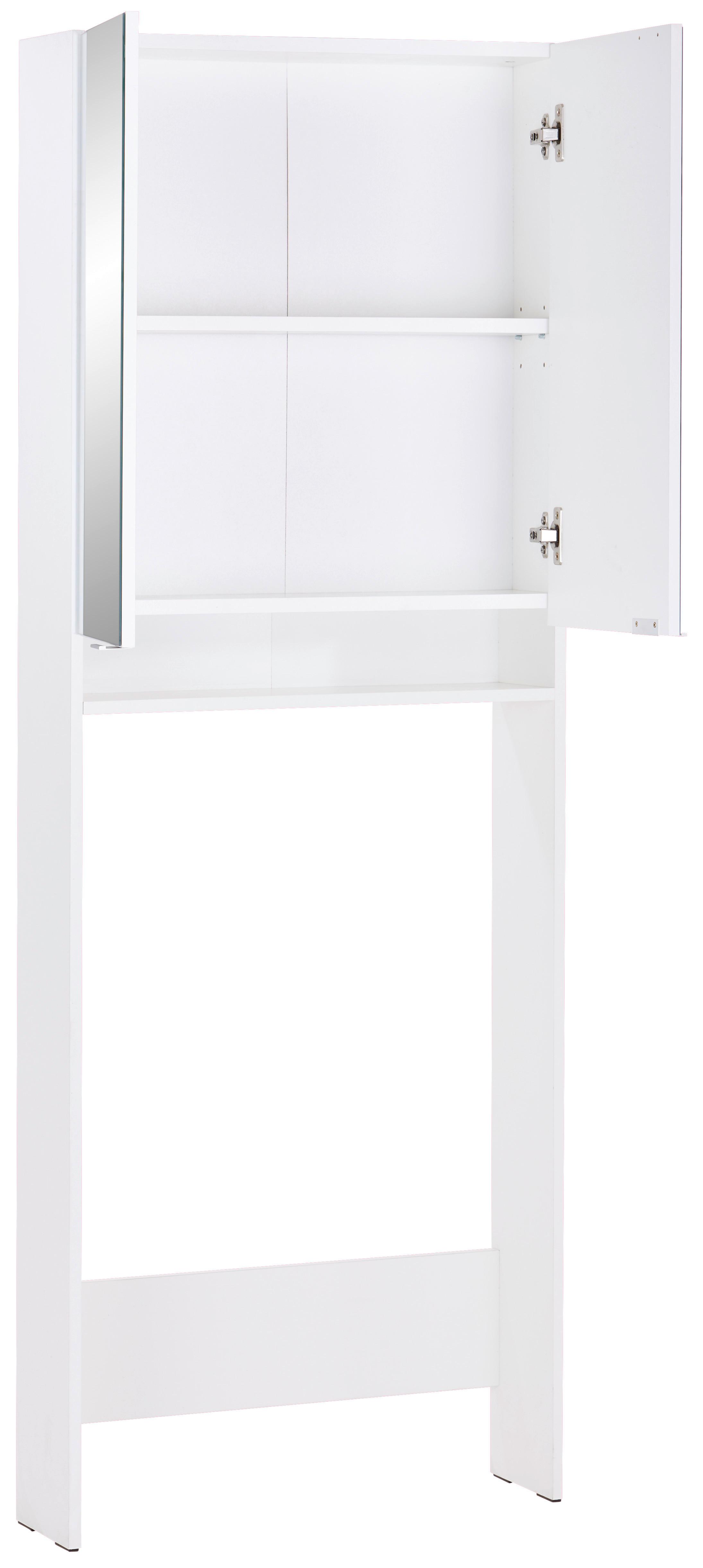 Nadstavný Regál V Bielej Farbe Mx 177 - Verona Vr 12 - biela/farby hliníka, Konvenčný, kov/kompozitné drevo (68/189/20cm)