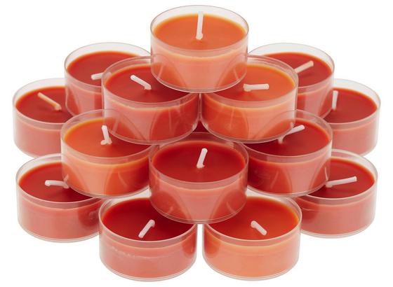 Teelicht Magdalen Lavendel - Transparent/Orange, KONVENTIONELL, Kunststoff (11,4/11,4/3,8cm) - Luca Bessoni Teelicht Magdalen Lavendel - Transparent/Orange, KONVENTIONELL, Kunststoff (11,4/11,4/3,8cm) - Luca Bessoni