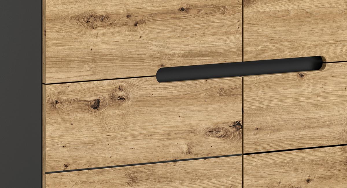 Kommode Canu Eiche Artisan B: 100 cm - KONVENTIONELL, Holzwerkstoff (100/81/40cm) - MID.YOU