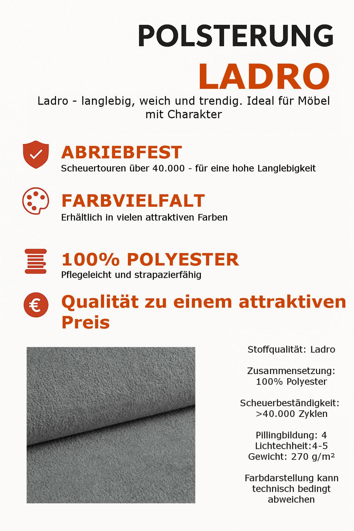 Ecksofa Jesi, Taupe S: 182x276 Cm - Taupe/Schwarz, MODERN, Textil (182/276cm) - Livetastic