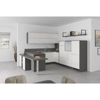 U-küche Ip3150 Grau/grafit 255x294x298 Cm Ohne Geräte - Graphitfarben, MODERN, Holzwerkstoff (255/294/298cm) - Impuls