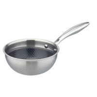 Sauteuse Inoxxa Black Edelstahlfarben, D: 16 Cm - Edelstahlfarben, Basics, Metall (16cm) - GSW