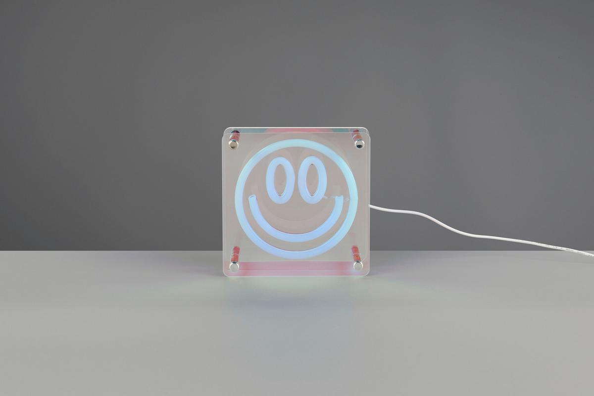 DEKORAČNÍ LED SVÍTIDLO HELGA - průhledné, Moderní, kov/plast (14,5/14,5/5cm) - Mömax