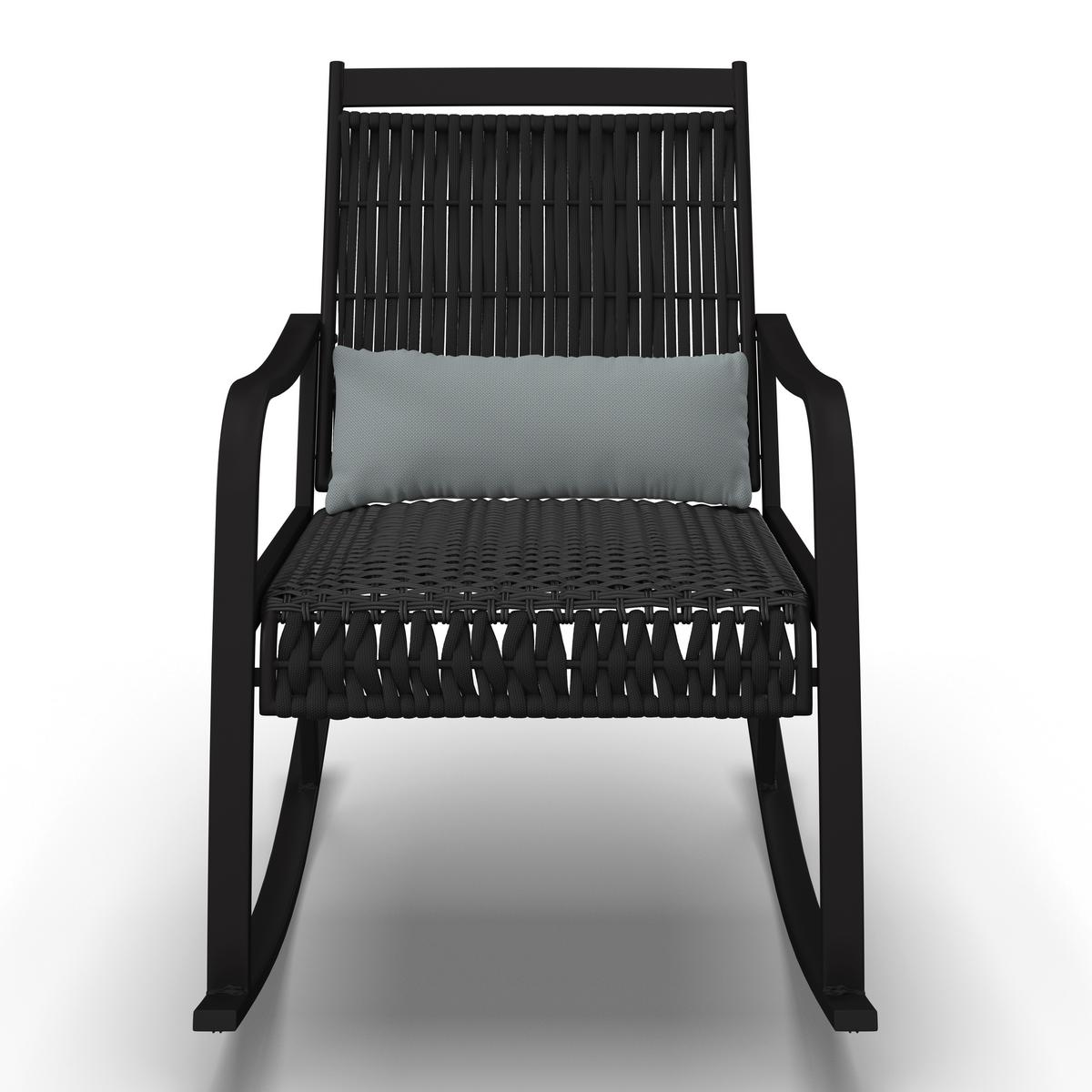 SADA NA BALKON MATHILDA - bílá/černá, Moderní, kov/textil - Bessagi Garden