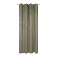 ZÁVĚS S OČKY Velours, 140/245cm, zelená - zelená, Konvenční, textil (140/245cm) - Mömax