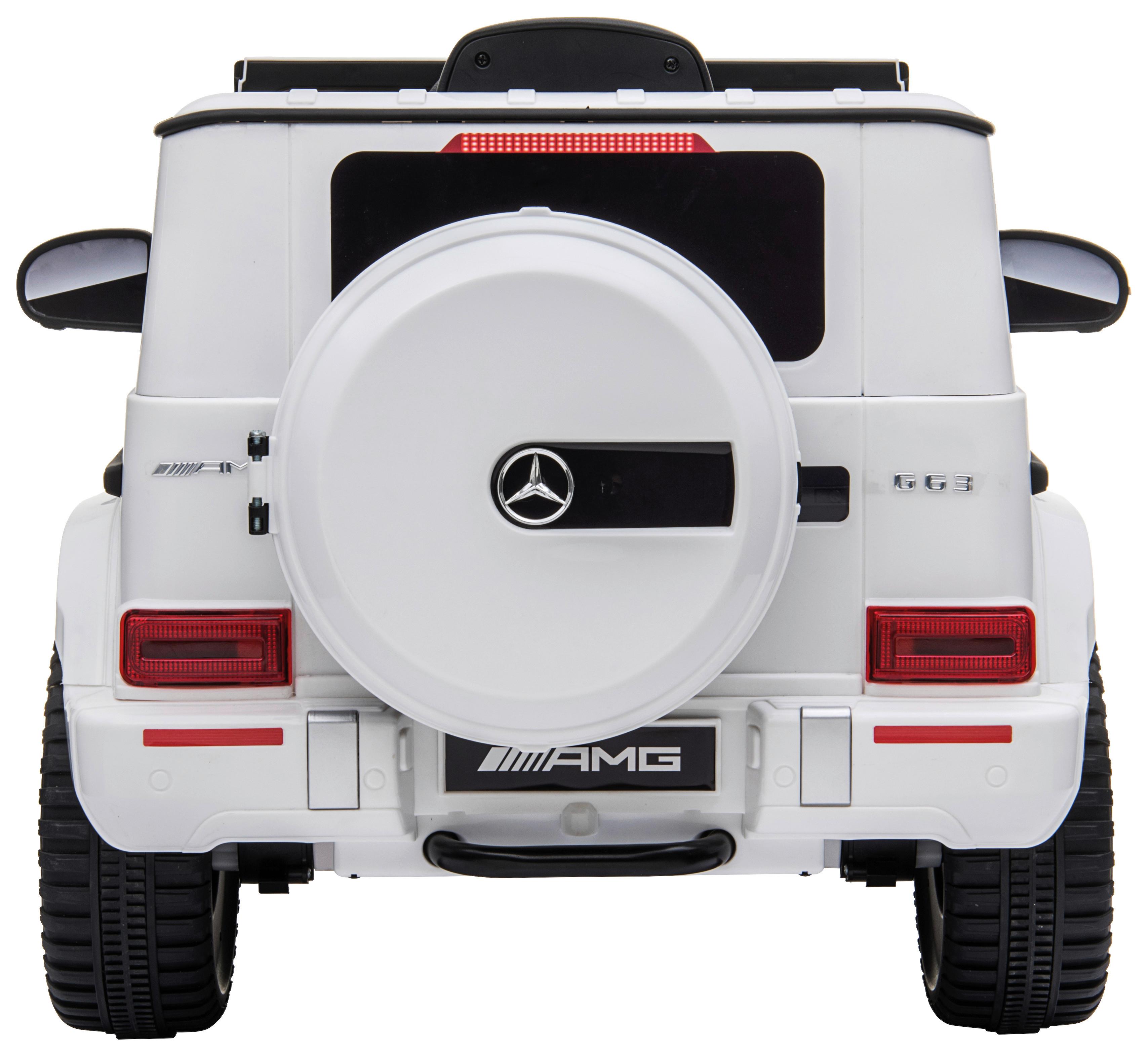Kinderfahrzeug Mercedes Benz Weiß Hinten