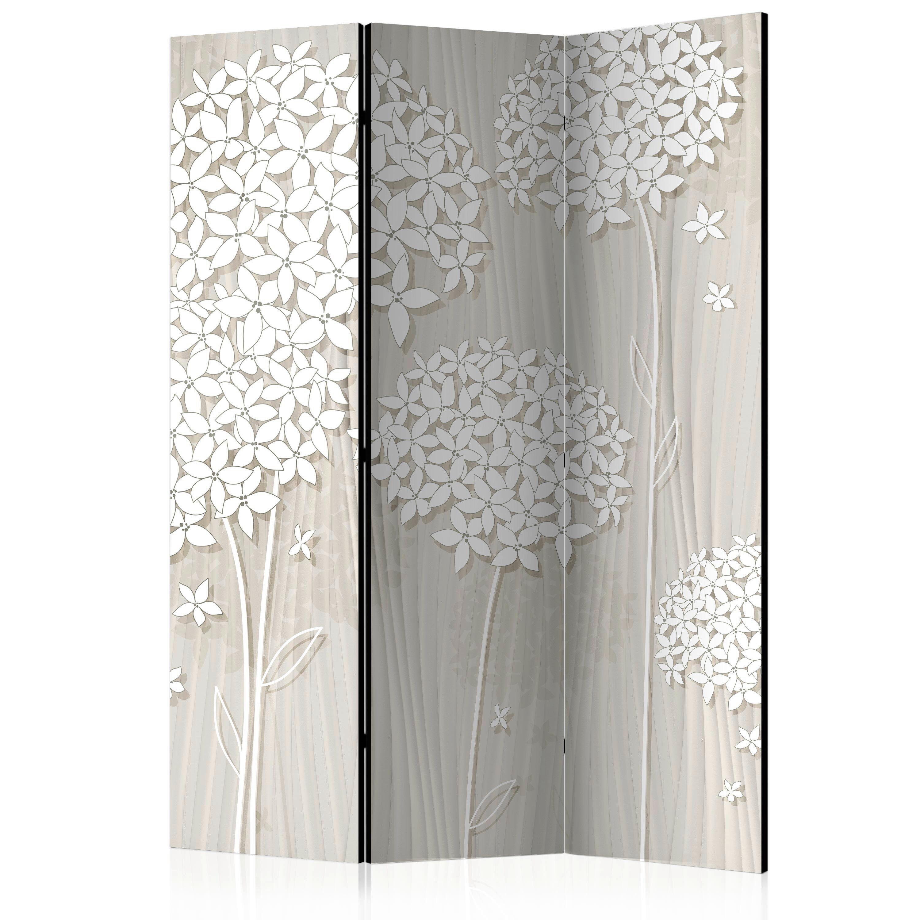 Paravent Creme Weiß B: 135 Cm