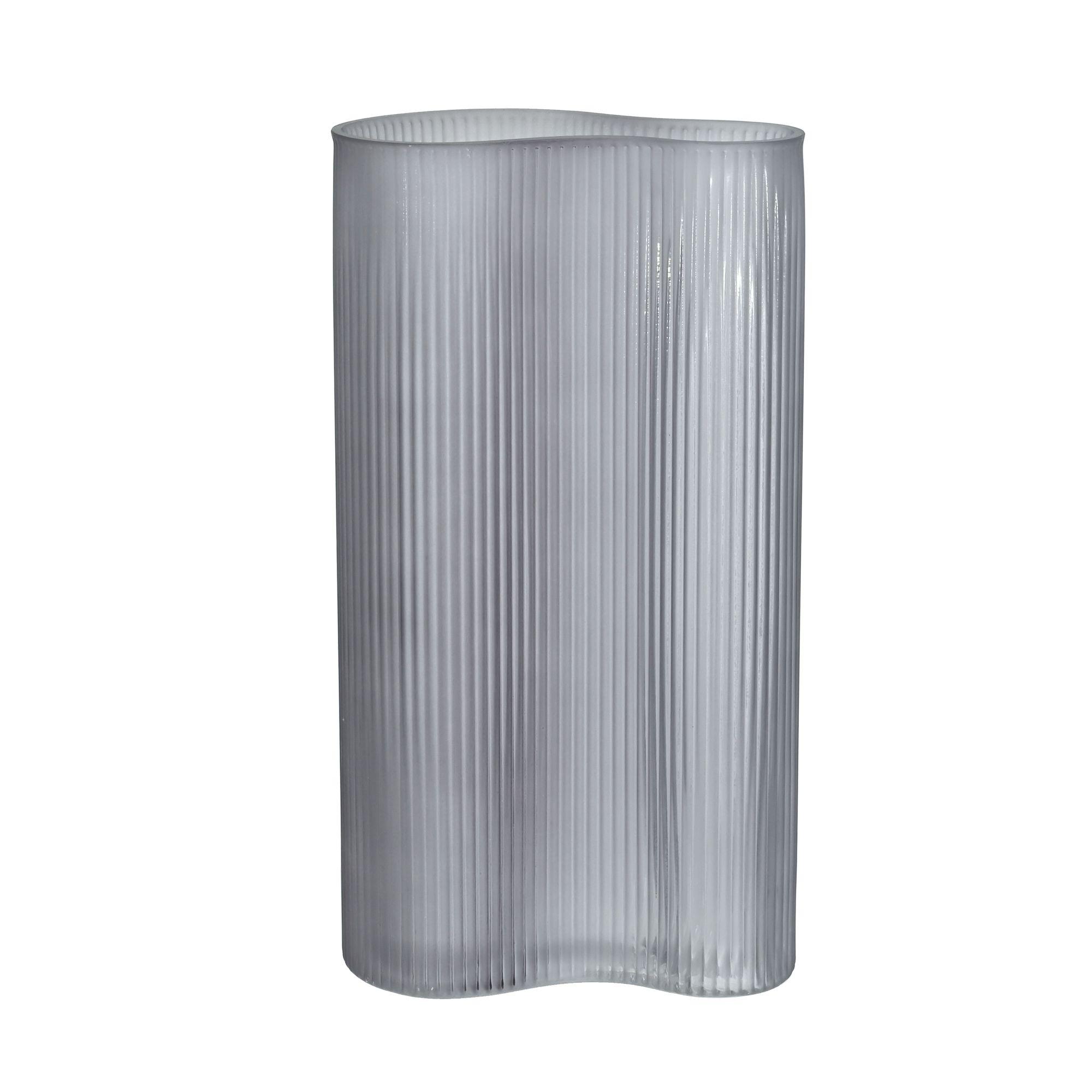 Váza Magnus - šedá, Moderní, sklo (16/30cm) - Modern Living