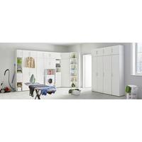 ROHOVÁ SKRIŇA MRK - biela/hliníková, Konventionell, kompozitné drevo/plast (80/185/80cm) - Mömax