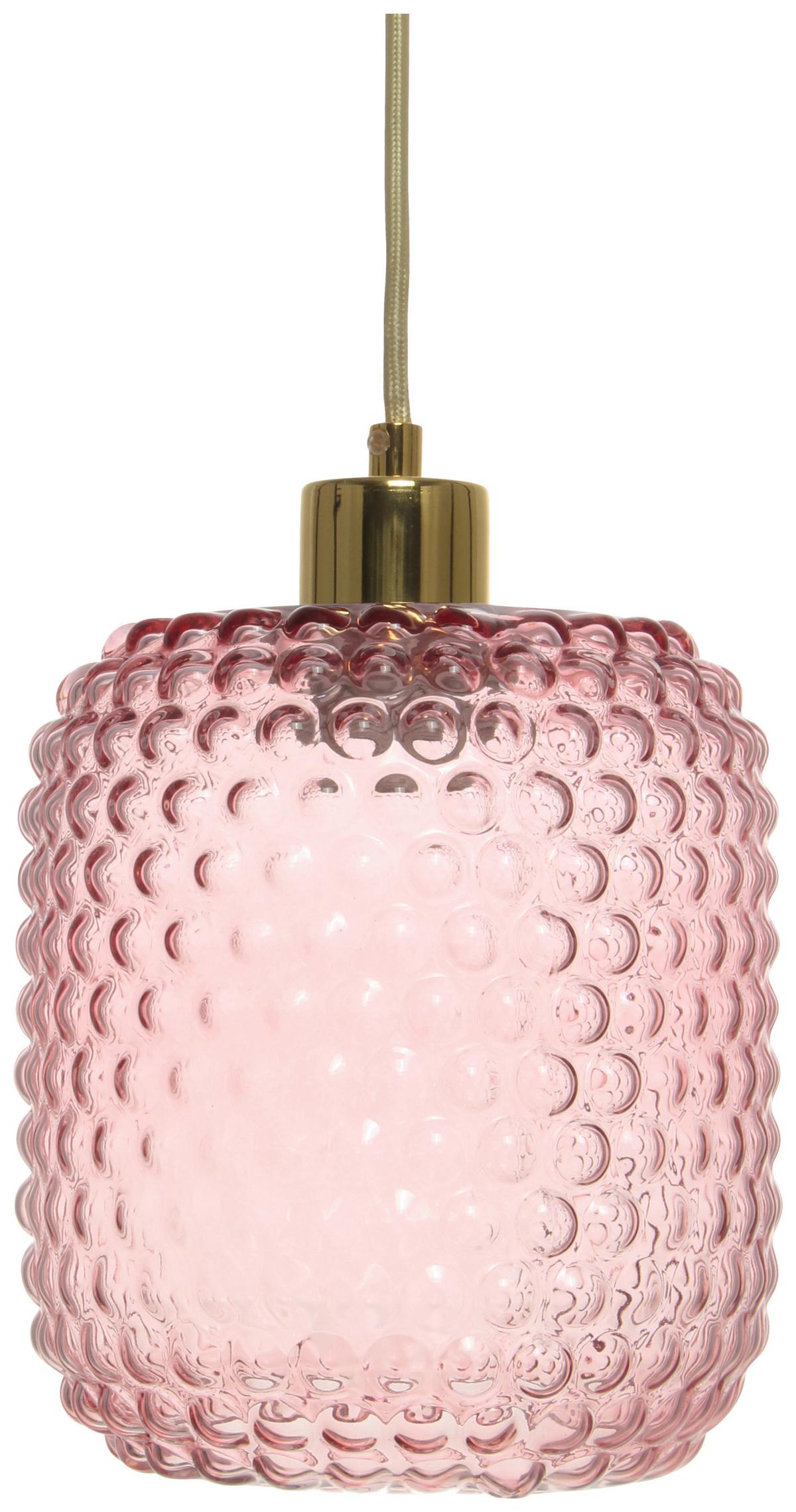 HÄNGELEUCHTE IRINA 125 ROSA - Rosa, Basics, Glas (20/20/27cm) - Kayoom