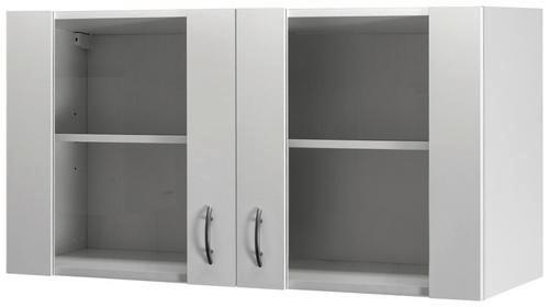Küchenschrank Wito 100 cm Weiß 2 Drehtüren