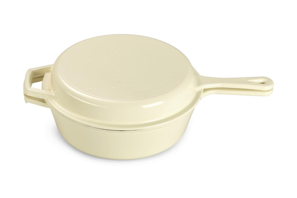 SADA HRNCŮ 2-dilná - krémová, Basics, kov (26,5cm) - Echtwerk
