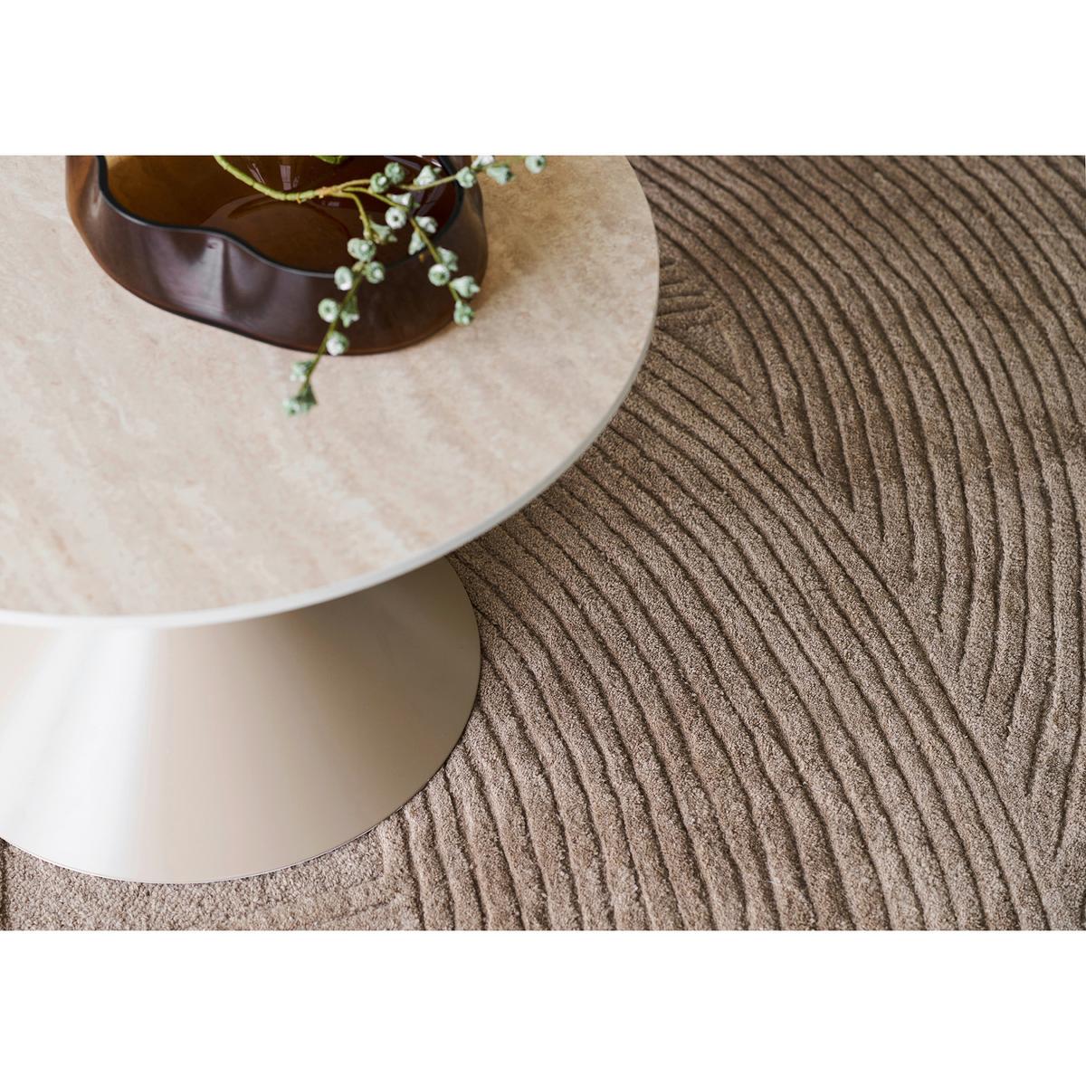 Couchtisch Annecy Sandfarben B: 70cm - Sandfarben, Design, Stein/Metall (70/70/41cm) - MID.YOU