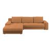 Ecksofa Adria Terracotta, S: 213x308 cm - Terracotta, Trend, Textil (213/308cm) - Luca Bessoni