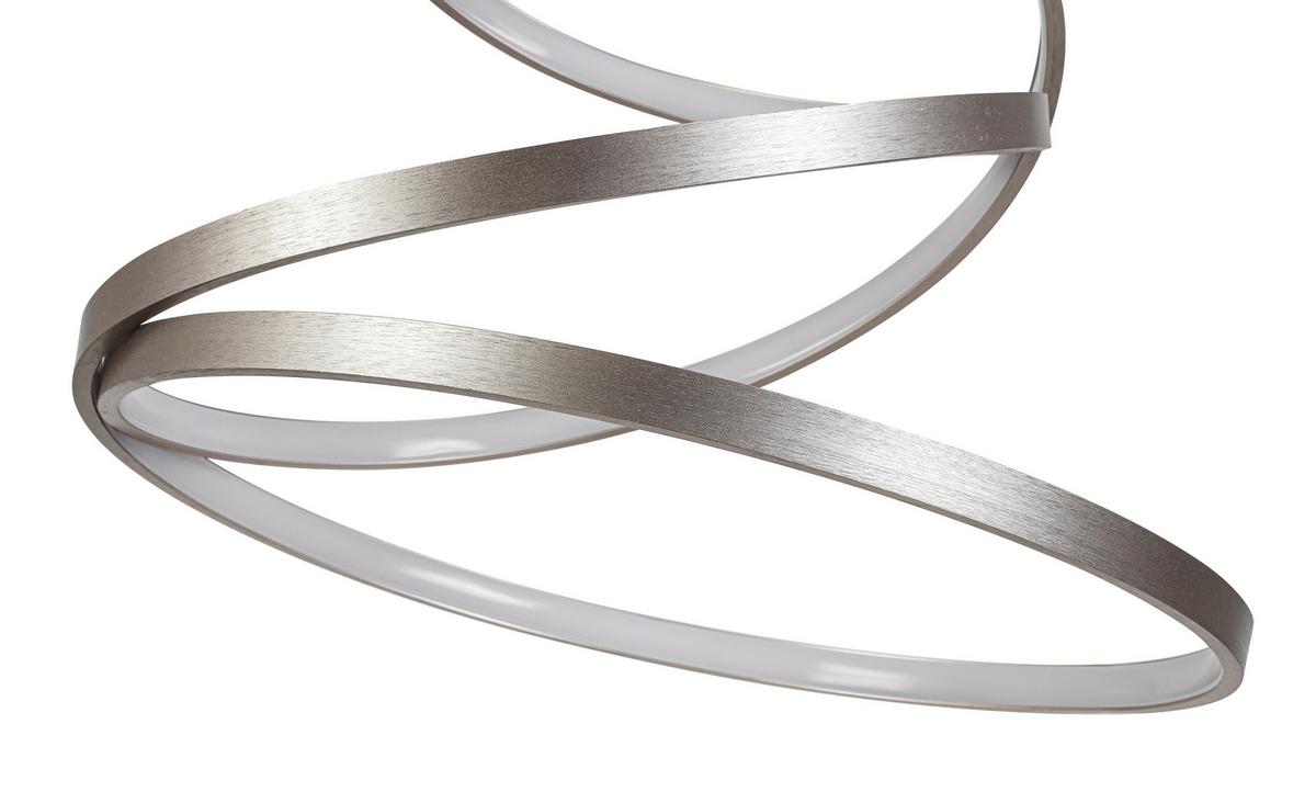 LED-Hängeleuchte Chantal - Champagner, Basics, Kunststoff/Metall (50/120cm) - Luca Bessoni