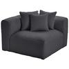 Modul Sofa Bloom Ecke Dunkelgrau - Dunkelgrau, Trend, Textil (115/70/115cm) - Livetastic