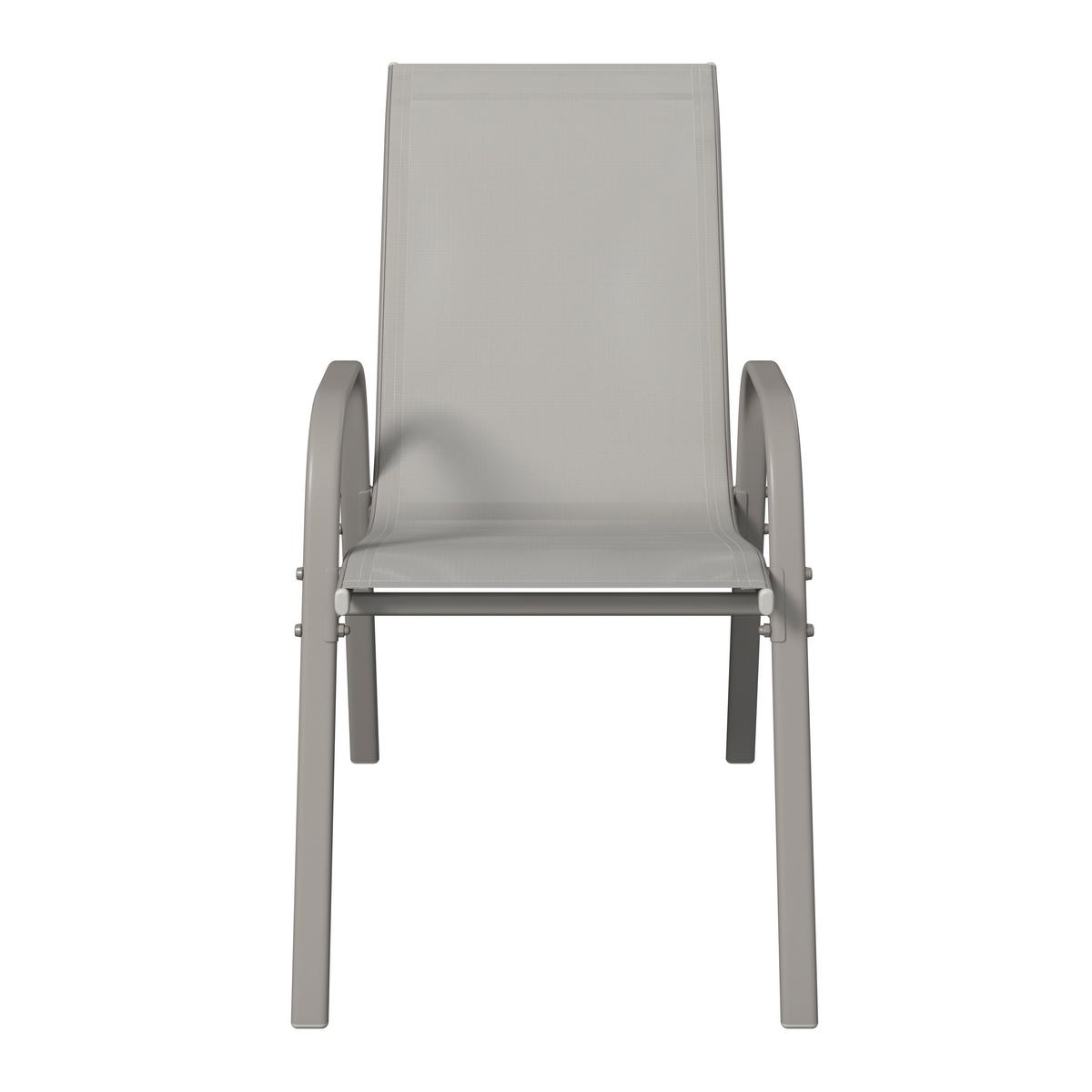 Gartenset Barcelona - Beige, MODERN, Glas/Textil - Beldano