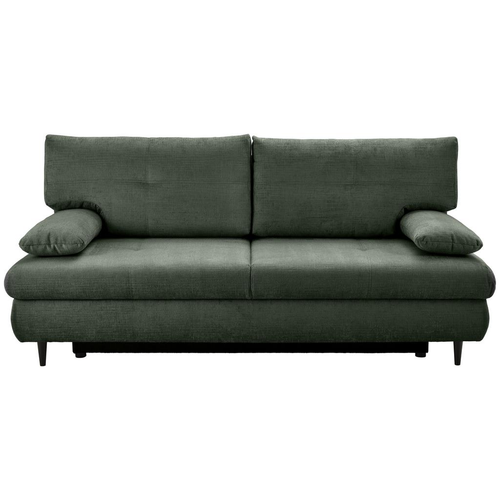 2-Sitzer-Sofa Virgo mit Schlaffunktion Dunkelgrün