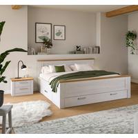 Schlafzimmer Verona Lärchefarben/Eiche D. 3-Teilig - Lärchefarben/Eiche Artisan, ROMANTIK / LANDHAUS, Holzwerkstoff - Livetastic