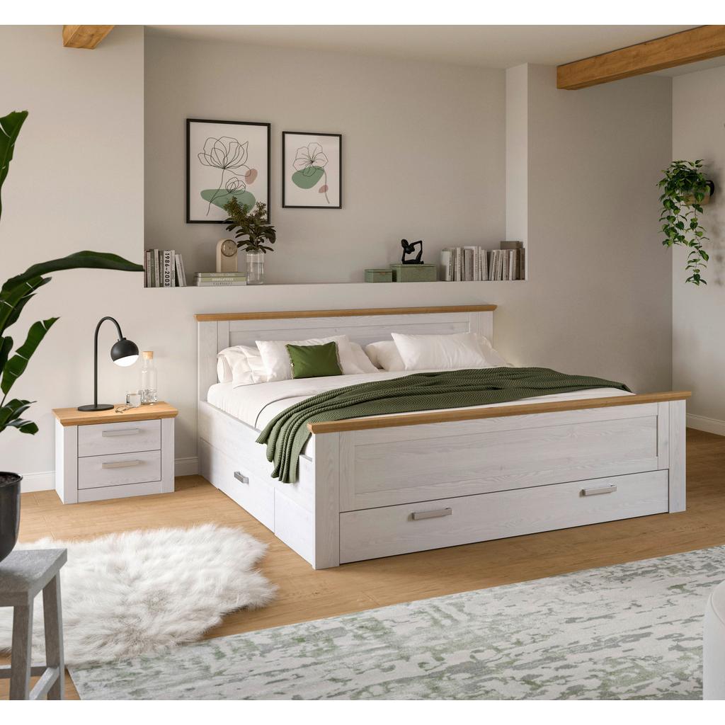 Schlafzimmer Verona Lärchefarben/Eiche D. 3-Teilig