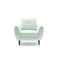 Sessel Candy Hellgrau B: 102 cm - Erlefarben/Hellgrau, MODERN, Textil (102/86/94cm)