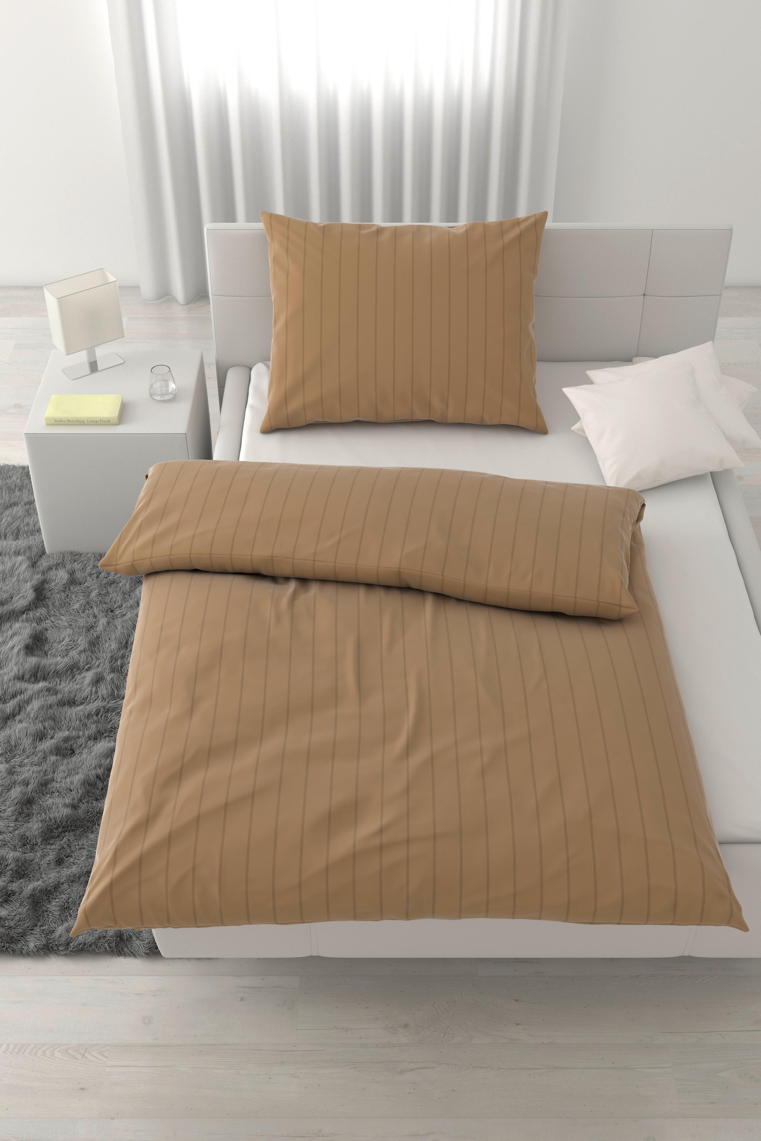 POVLEČENÍ DOBBY STREIF - barvy zlata, textil (200/140cm) - Mömax