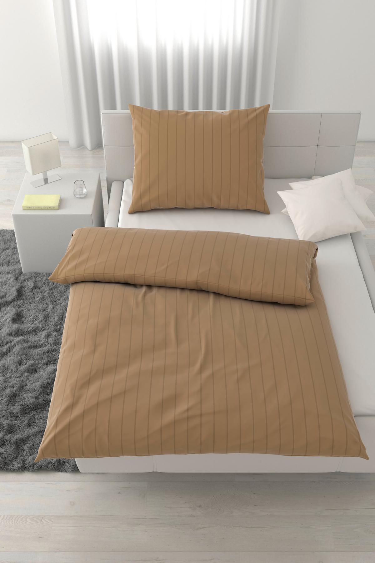 POVLEČENÍ DOBBY STREIF - barvy zlata, textil (200/140cm) - Mömax