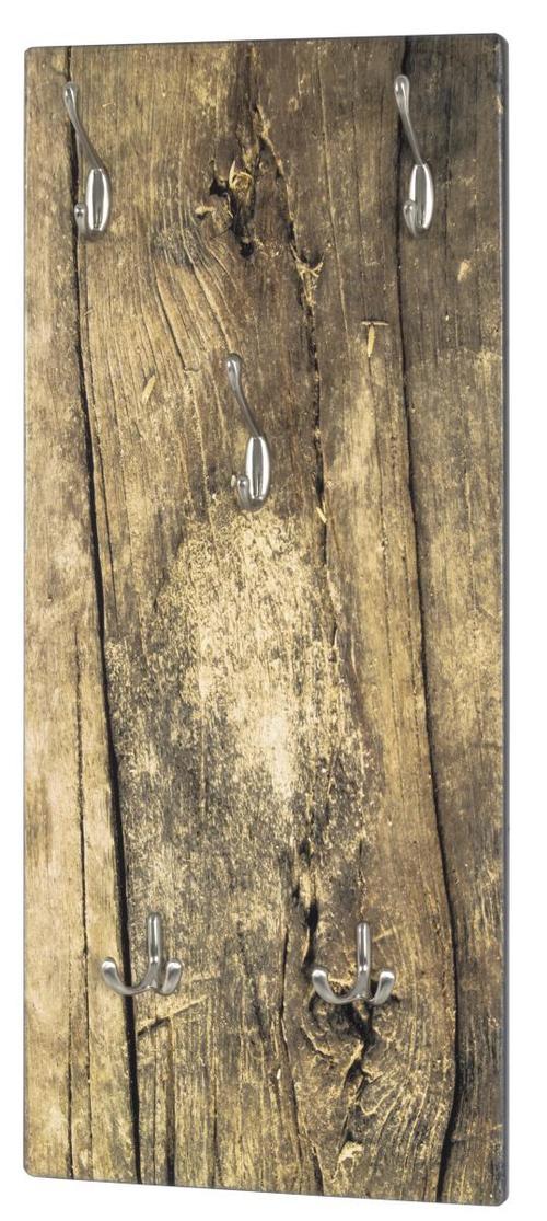 Hakenleiste Woddy B: ca. 30cm Holzplanke - MODERN, Holzwerkstoff (30/70/8cm) - Carryhome