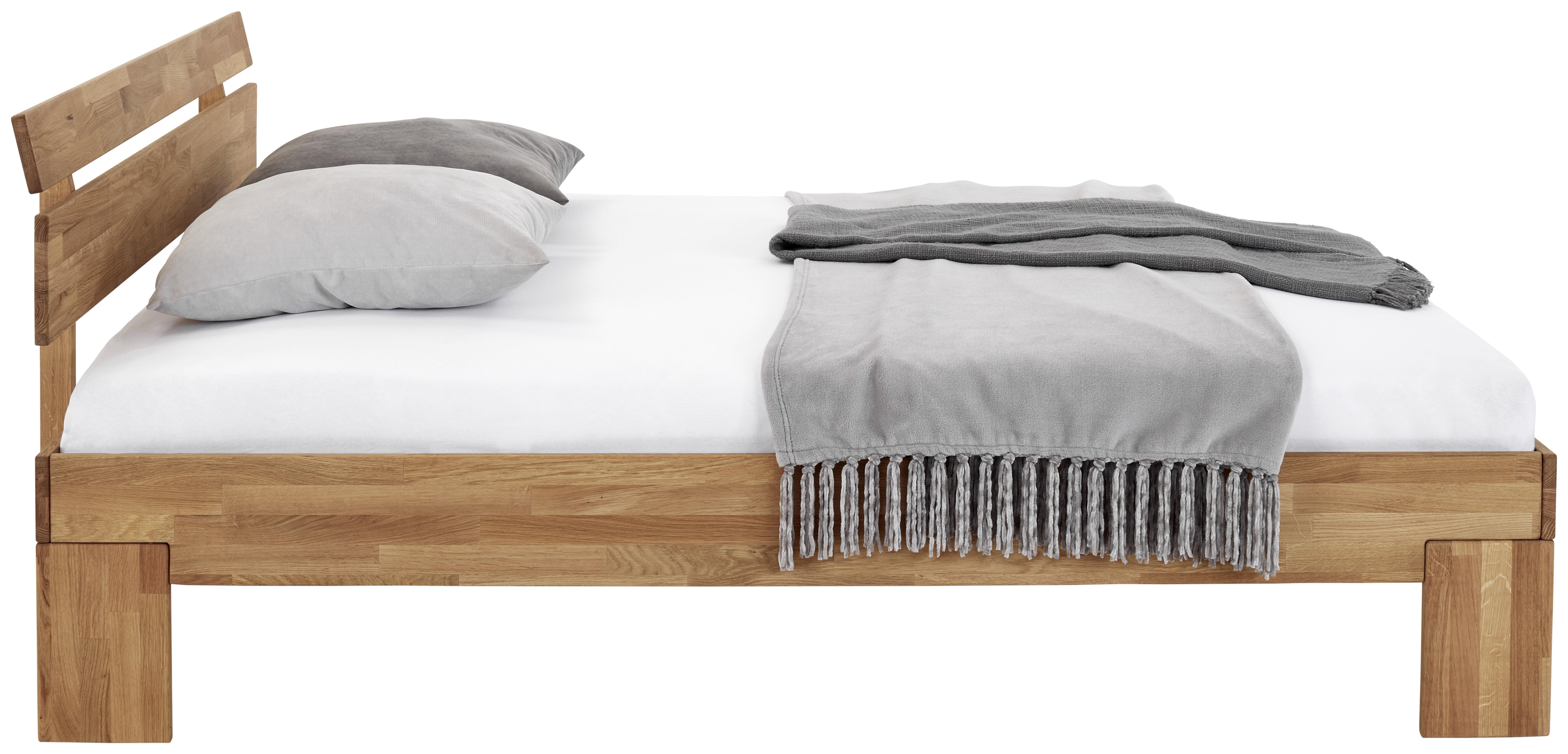 Edles Futonbett aus Eiche in Naturfarben kaufen