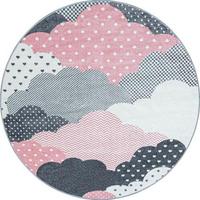 Detský koberec OBLAKY 120cm - pink, Trend, textil (120cm) - Ben'n'jen