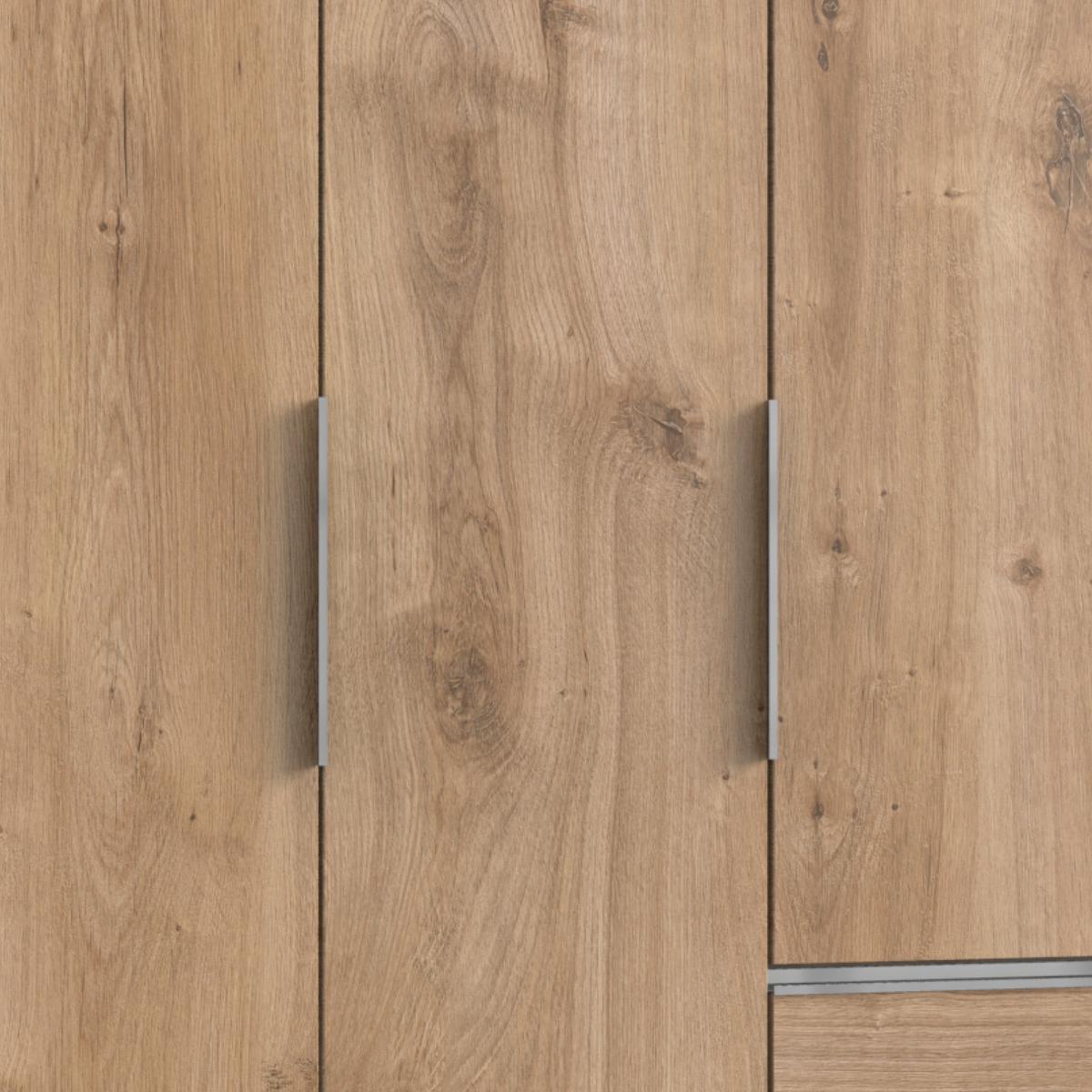 Drehtürenschrank Mit Laden B: 250 Cm Level, Eiche Dekor - Eichefarben, MODERN, Holzwerkstoff (250/236/58cm) - MID.YOU