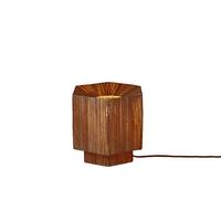 TISCHLEUCHTE PANAMA - Braun, Basics, Naturmaterialien (27/27/26cm) - Good & Mojo