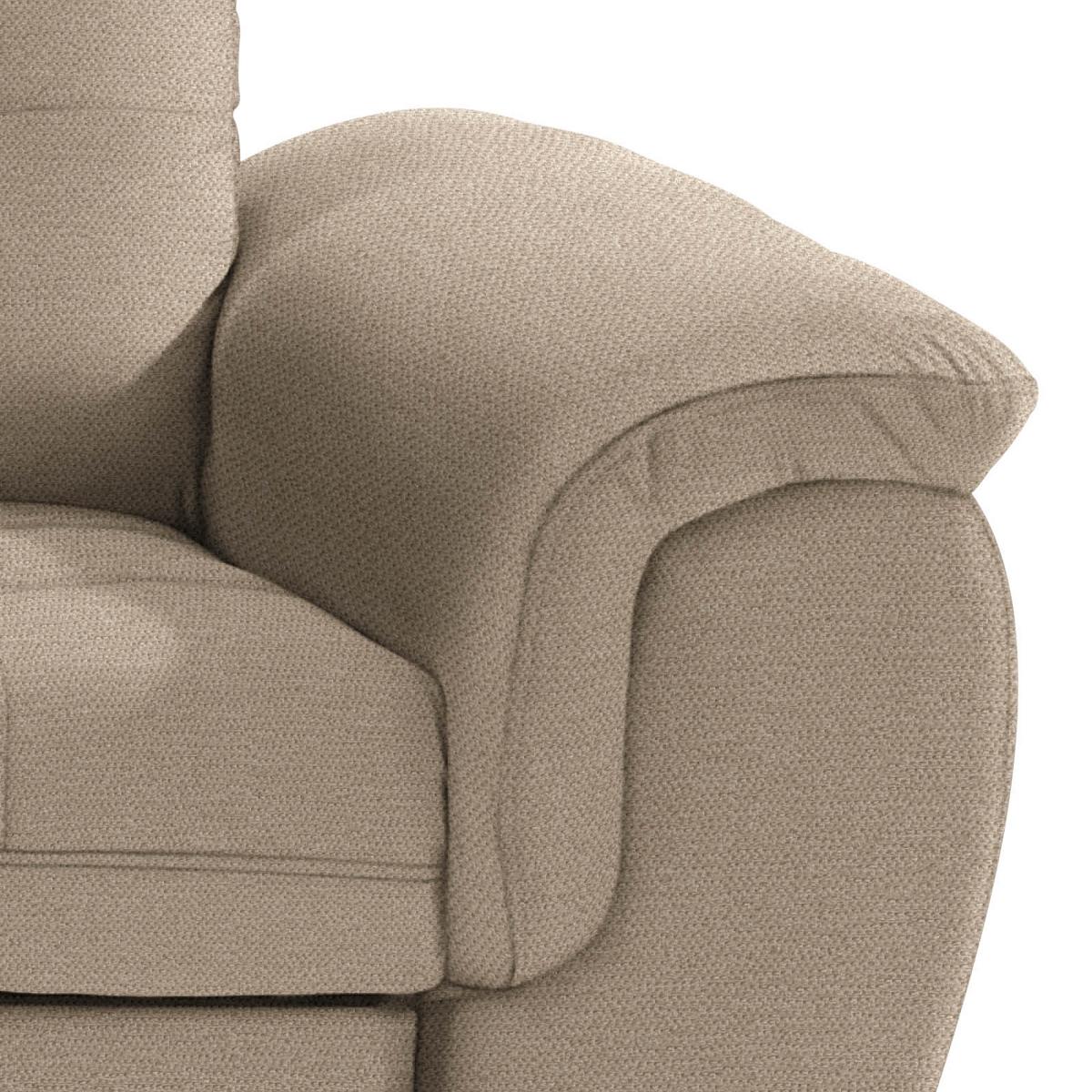 Ecksofa mit Schlaffunktion + Bettkasten Falco, Mikrofaser - Hellbraun/Dunkelbraun, KONVENTIONELL, Textil (183/251cm) - Ondega