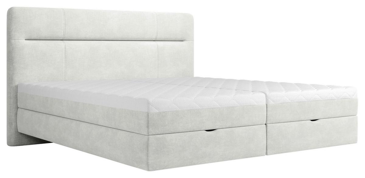 Boxbett Adriano 180x200 Cm Creme - Creme, MODERN, Holz/Holzwerkstoff (180/200cm) - MID.YOU
