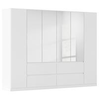 Drehtürenschrank Mainz Weiß B: 271 cm - Silberfarben/Weiß, Basics, Holzwerkstoff (271/210/54cm) - Rauch Möbel