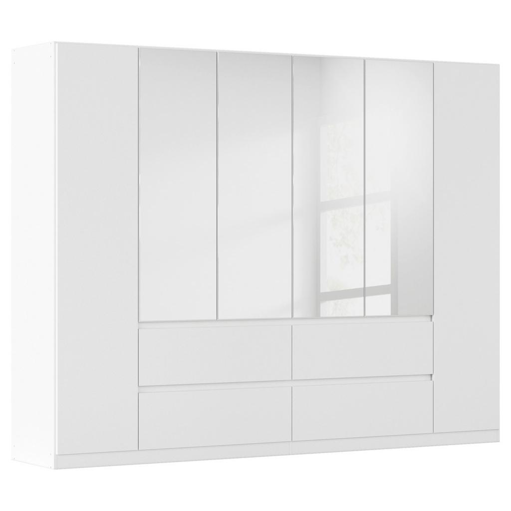 Drehtürenschrank Mit Schubladen 271cm Mainz Weiß