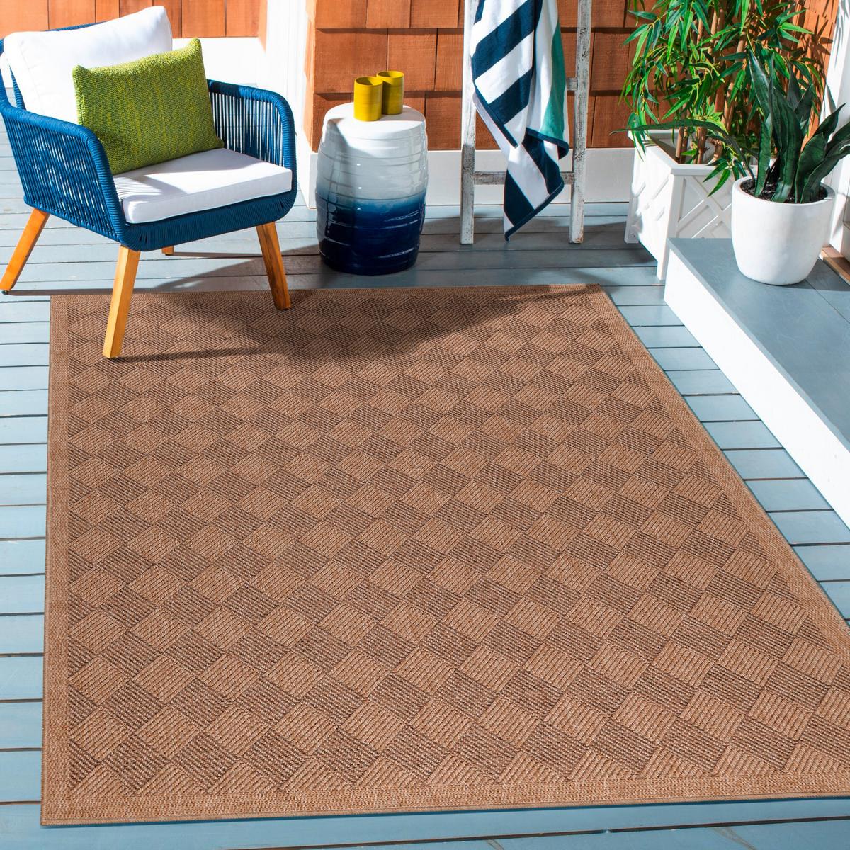 Outdoorteppich Dhaka - Beige, KONVENTIONELL, Textil (200/290cm) - Novel