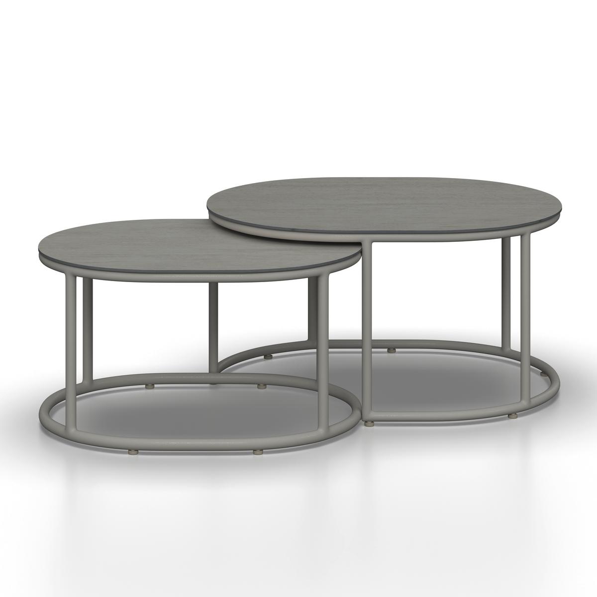 TERASOVÁ SEDACIA SÚPRAVA ALVINA - krémová, Modern, kov/textil (259/74/199cm) - Bessagi Garden