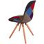Stuhl Patchwork - Buchefarben/Multicolor, MODERN, Holz/Kunststoff (48/83,5/55,5cm) - Ombra Stuhl Patchwork - Buchefarben/Multicolor, MODERN, Holz/Kunststoff (48/83,5/55,5cm) - Ombra