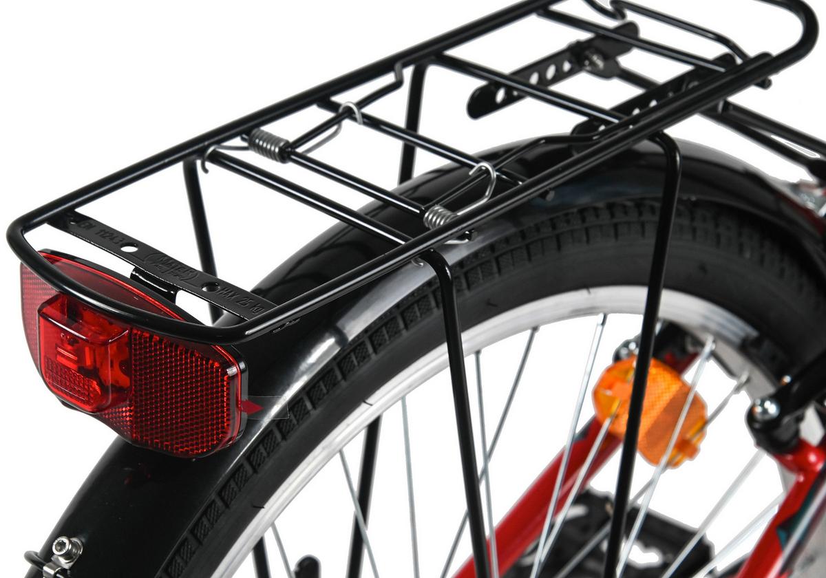 Dacapo Kinderfahrrad Bobby Rot - Rot, Basics, Metall (25/140cm)