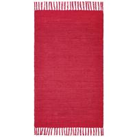 Handwebteppich Annika - Rot, MODERN, Textil (70/120cm) - James Wood