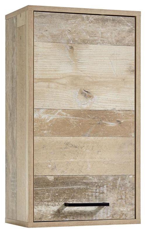 Hängeschrank Roof B: 38 cm Eiche Dekor mit Drehtüre - Eichefarben, KONVENTIONELL, Holzwerkstoff (38/68/23cm) - MID.YOU